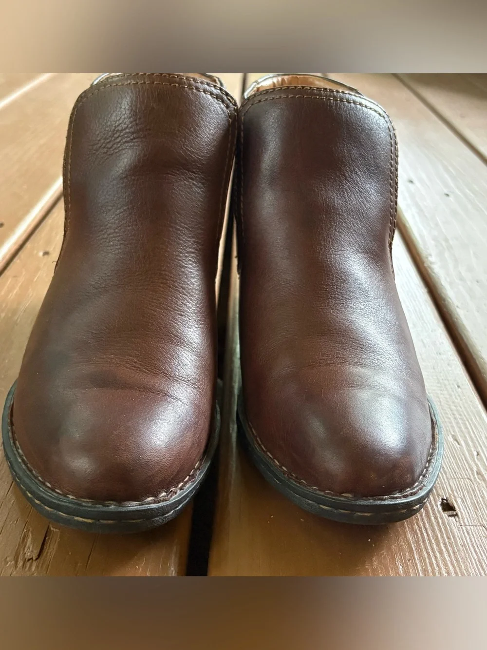 Born Ankle Boots Size 8.5 Women's  Brown Leather Rachell